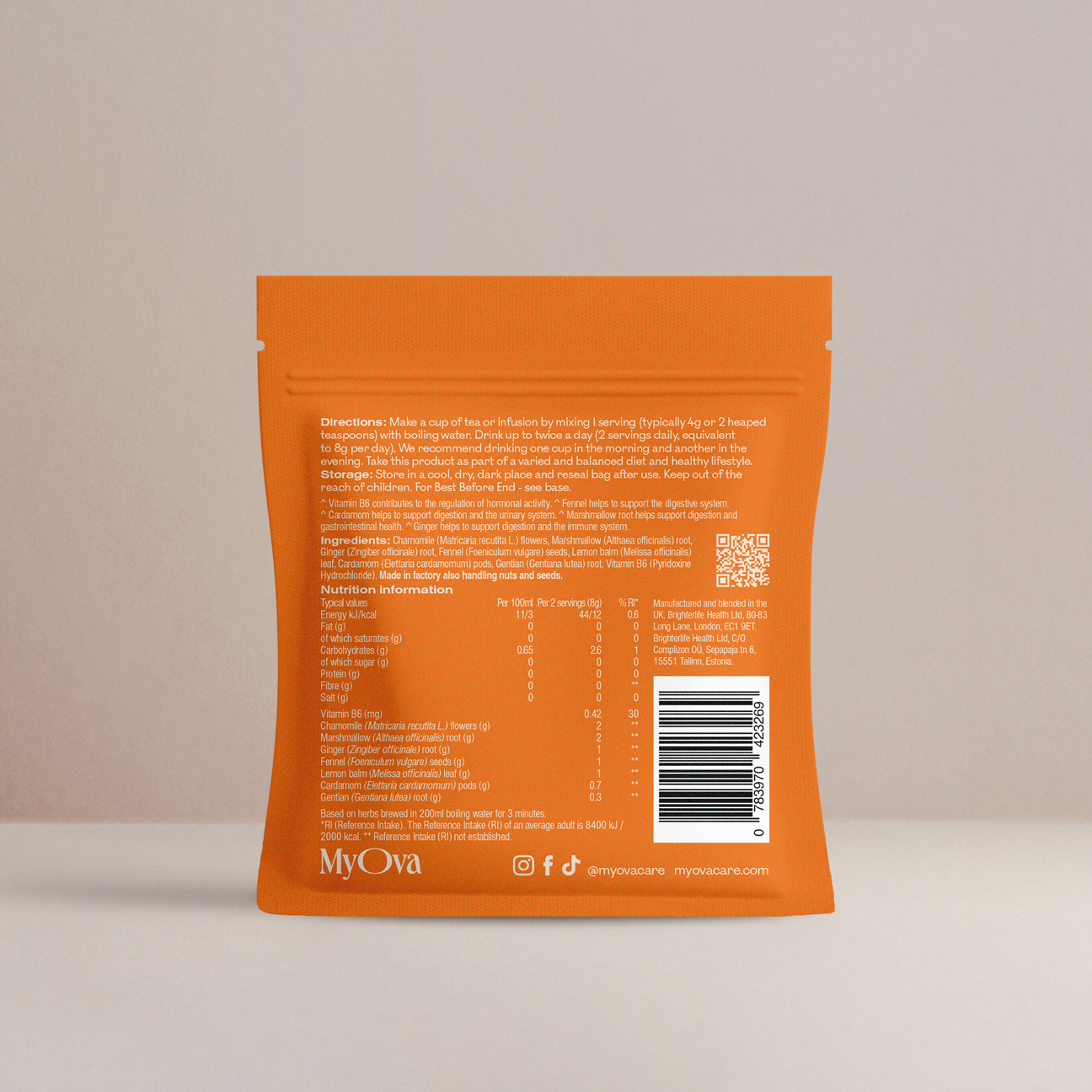 Digestive Support Botanical Tea Sample Size