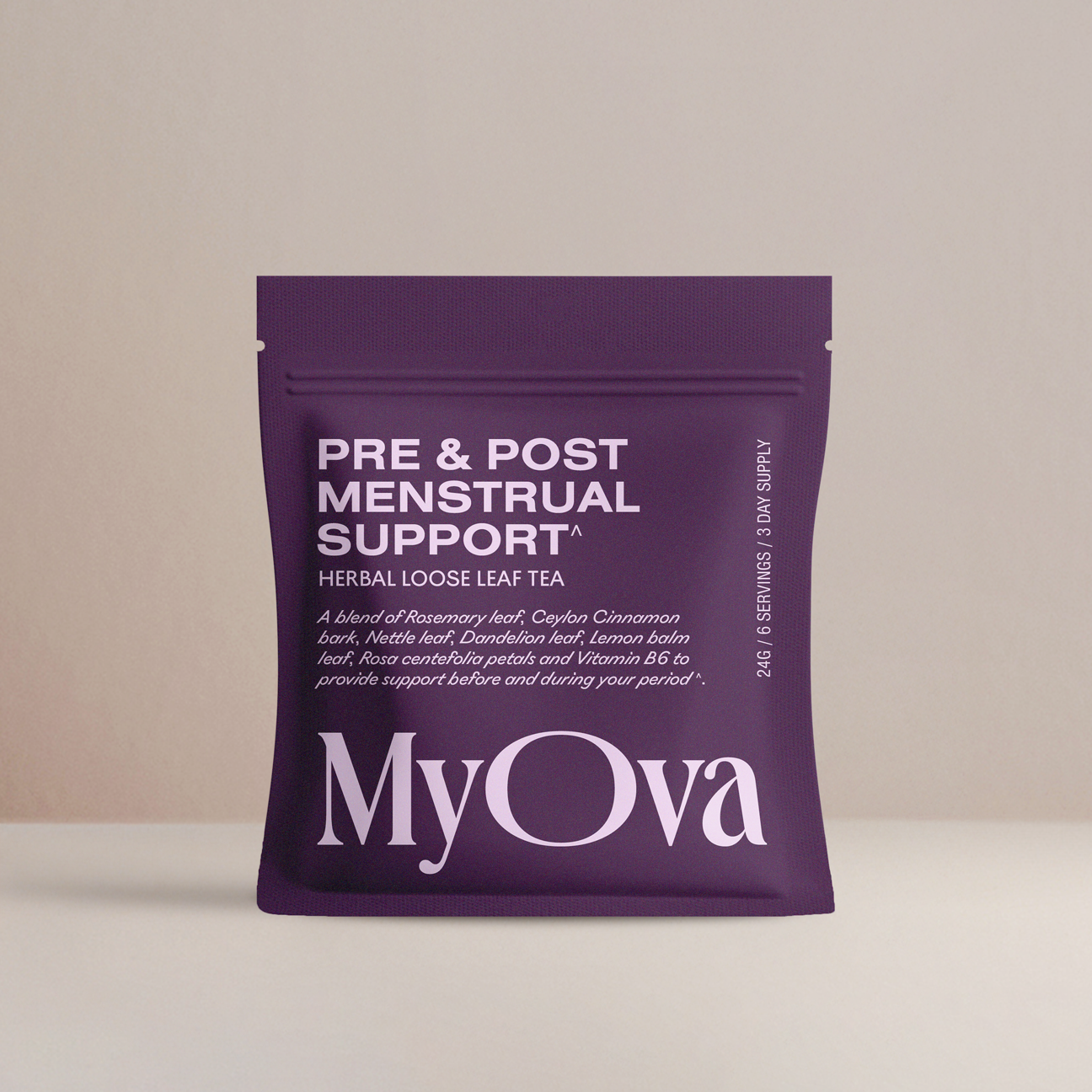 Pre + Post Menstrual Cycle Support Tea Sample