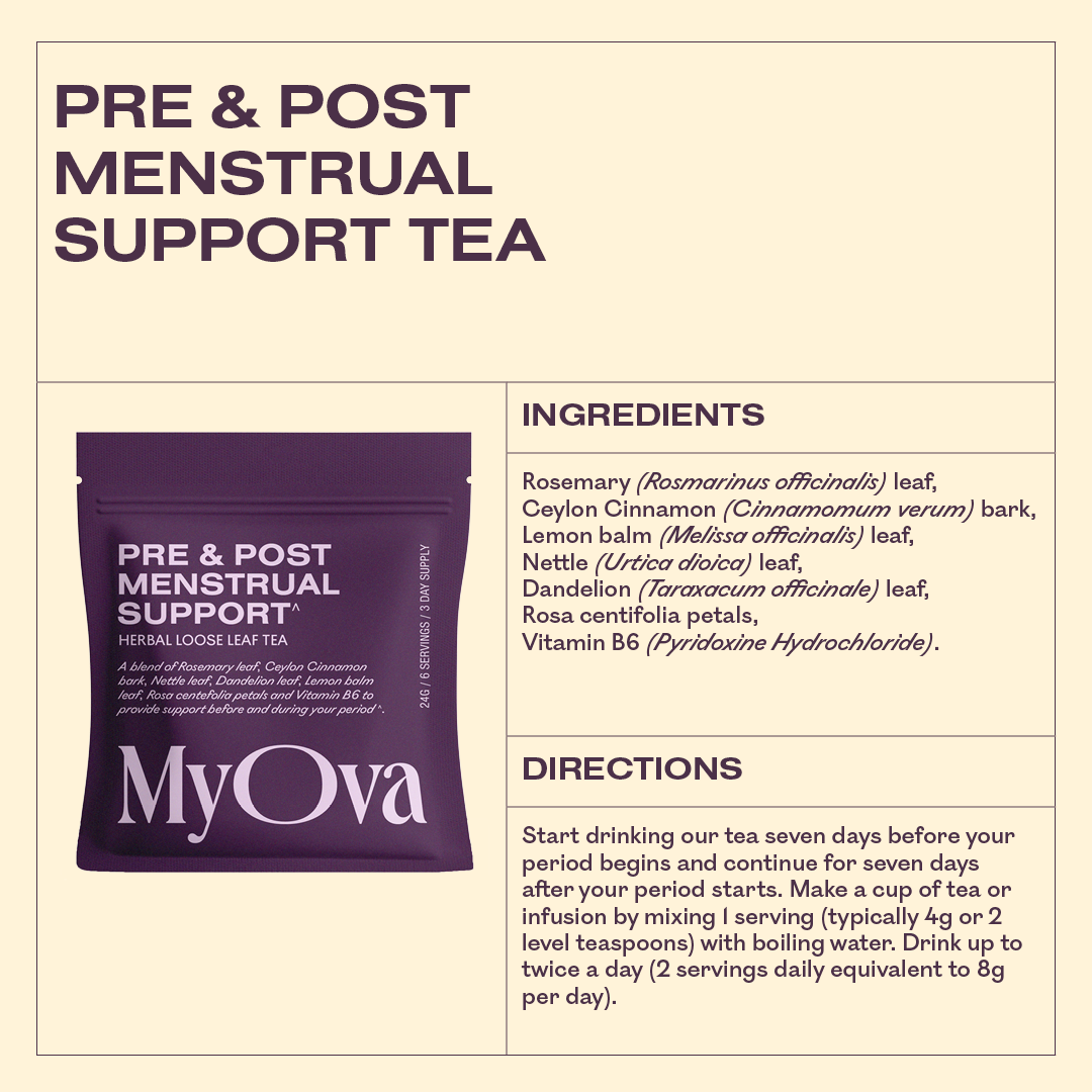 Pre + Post Menstrual Cycle Support Tea Sample Size
