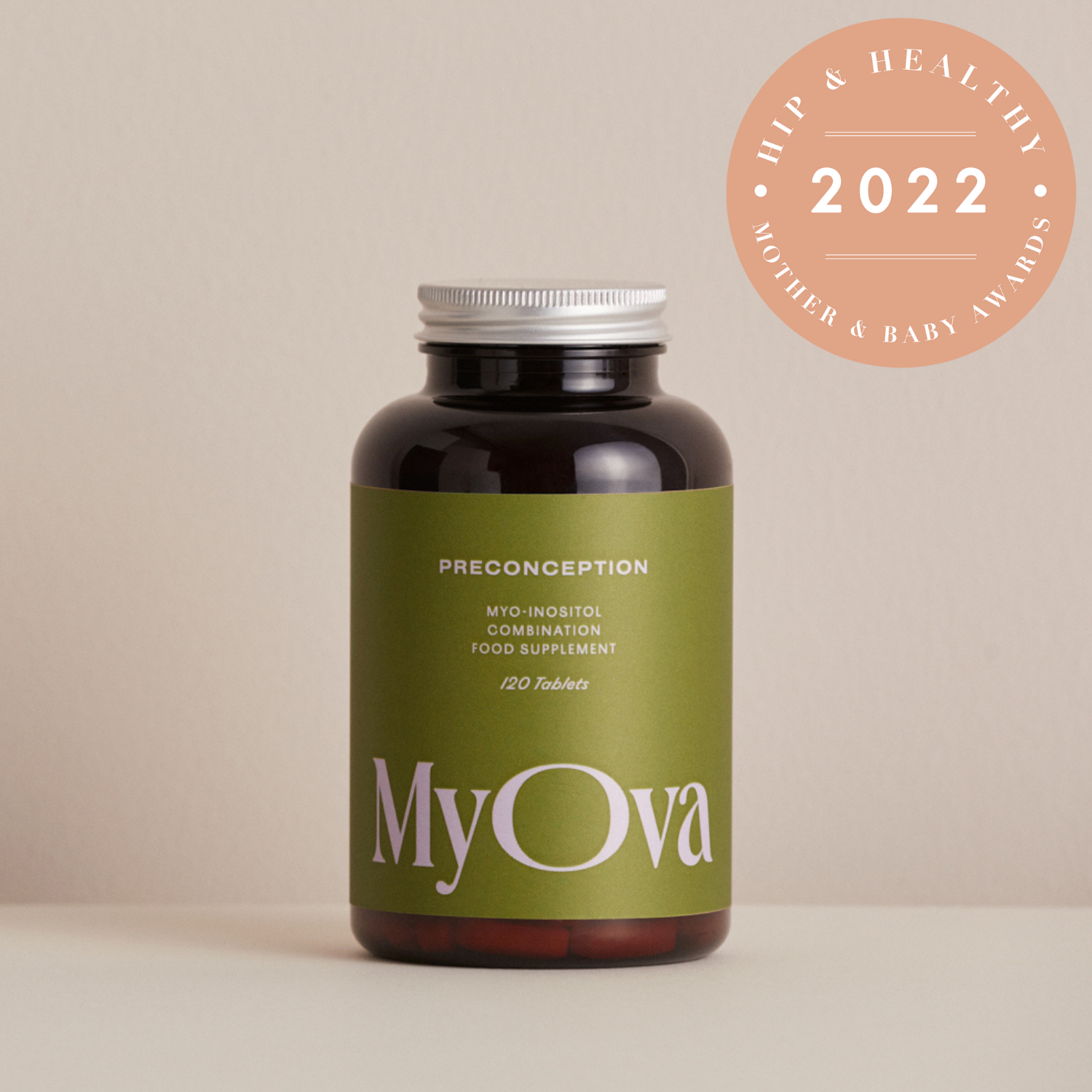 Ova Preconcepotion Award Winning Myo-inositol & B6 Preconception Supplement by MyOva